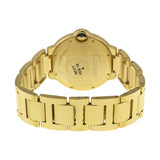 Cartier Ballon Bleu Medium Silver Opaline Dial 18kt Yellow Gold Watch #W69003Z2 - Watches of America #3