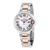 Cartier Ballon Bleu Mother of Pearl Automatic Ladies Watch #W6920098 - Watches of America