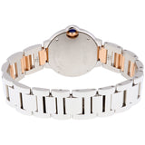 Cartier Ballon Bleu Mother of Pearl Stainless Steel and 18kt Rose Gold Ladies Watch #W2BB0009 - Watches of America #3