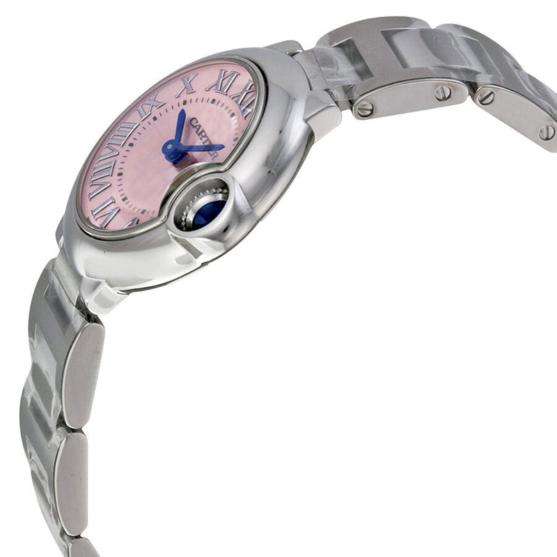 Cartier Ballon Bleu Pink Dial Stainless Steel Ladies Watch #W6920038 - Watches of America #2