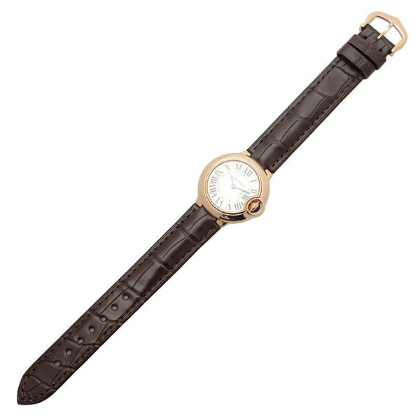 Cartier Ballon Bleu Silver Dial 18K Rose Gold Ladies Watch #WGBB0007 - Watches of America #2