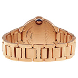 Cartier Ballon Bleu Silver Dial 18kt Rose Gold Diamond Ladies Watch #WE902034 - Watches of America #3