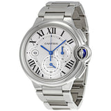 Cartier Ballon Bleu Silver Dial Chronograph Men's Watch #W6920002 - Watches of America