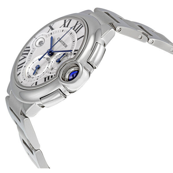 Cartier Ballon Bleu Silver Dial Chronograph Men's Watch #W6920002 - Watches of America #2