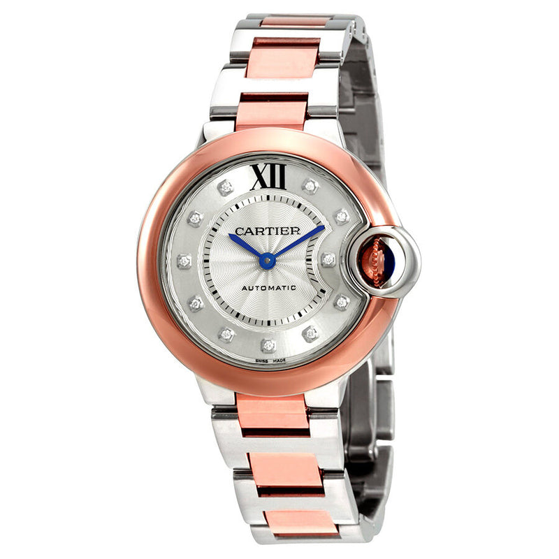 Cartier Ballon Bleu Silver Dial Ladies Watch #W3BB0006 - Watches of America
