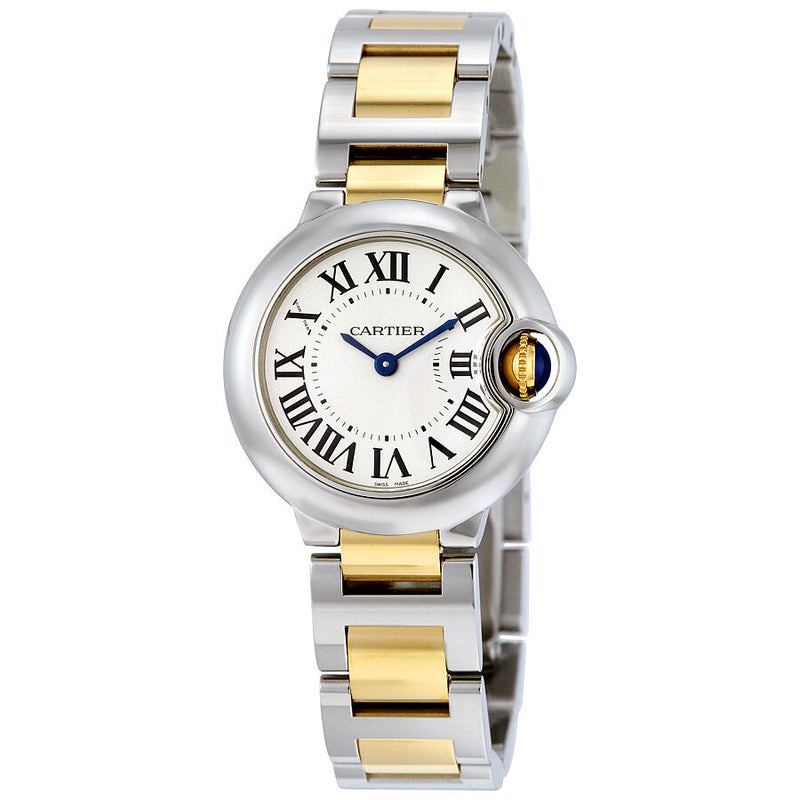 Cartier Ballon Bleu Silver Dial Stainless Steel Ladies Watch #W2BB0010 - Watches of America