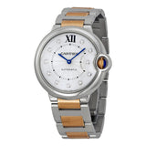 Cartier Ballon Bleu Silver Dial Steel and 18kt Rose Gold Unisex Watch #WE902031 - Watches of America
