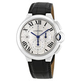 Cartier Ballon Bleu Silver Flinque Dial Men's Watch #W6920078 - Watches of America