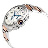 Cartier Ballon Bleu Silvered Guilloche Dial Men's Watch #W6920075 - Watches of America #2