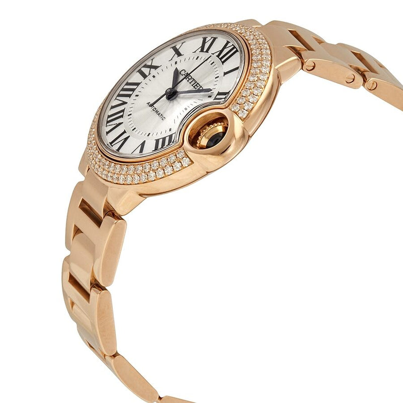 Cartier Ballon Bleu18kt Pink Gold Automatic Diamond Ladies Watch #WE902064 - Watches of America #2