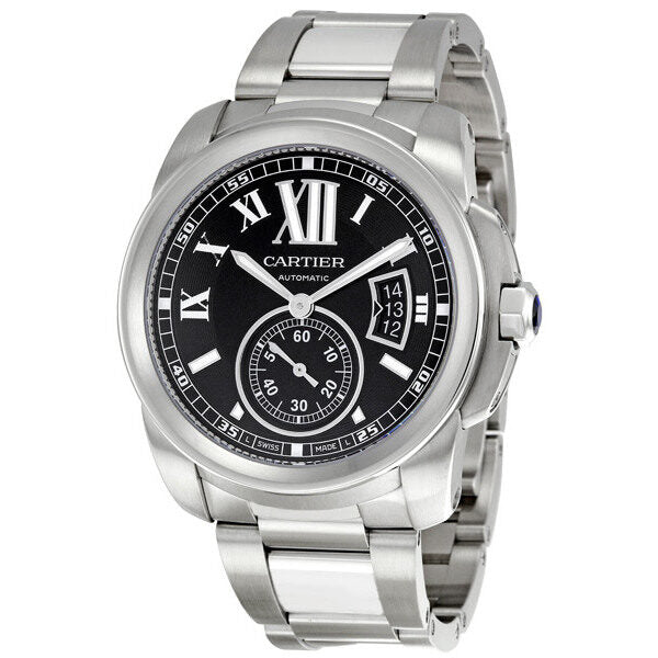 Cartier Calibre de Cartier Black Dial Men's Watch #W7100016 - Watches of America