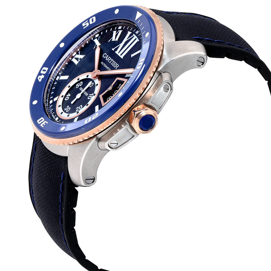 Cartier calibre de discount cartier diver rose gold