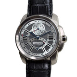 Cartier Calibre de Cartier Perpetual Calendar 18 kt White Gold Men's Watch #W7100030 - Watches of America