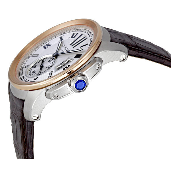 Cartier Calibre De Cartier Mechanical Silver Dial Men's Watch #W7100039 - Watches of America #2