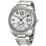 Cartier Calibre de Cartier Automatic Silver Dial Men's Watch #W7100015 - Watches of America