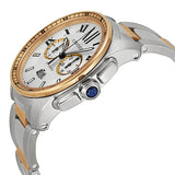 Cartier Calibre de Cartier Chronograph Automatic Silver Dial Men's Watch #W7100042 - Watches of America #2