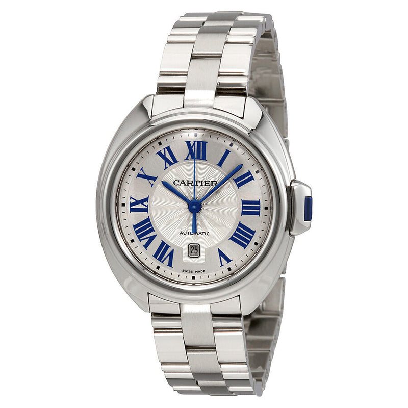 Cartier Cle Automatic Silver Dial Ladies Watch #WSCL0005 - Watches of America