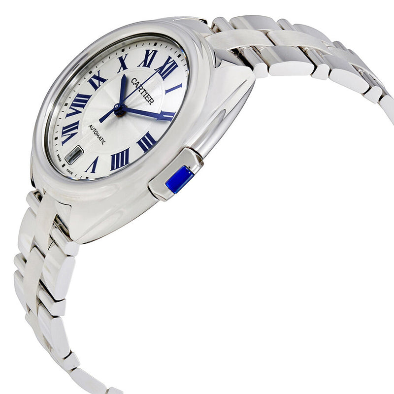 Cartier Cle Automatic Silver Dial Ladies Watch #WSCL0006 - Watches of America #2
