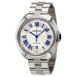 Cartier Cle Automatic Silver Dial Men's Watch #WSCL0007 - Watches of America