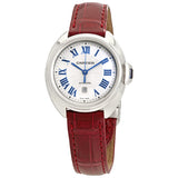 Cartier Cle de Cartier Automatic Silvered Dial Ladies Watch #WSCL0016 - Watches of America