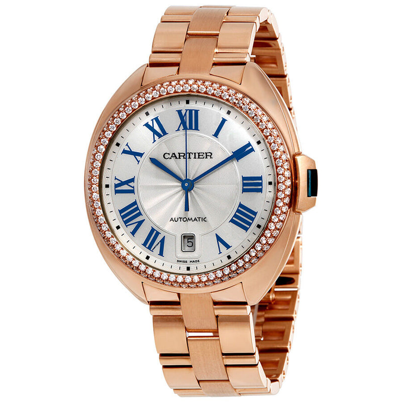 Cartier Cle Flinque Sunray Effect Dial 40mm Watch #WJCL0009 - Watches of America