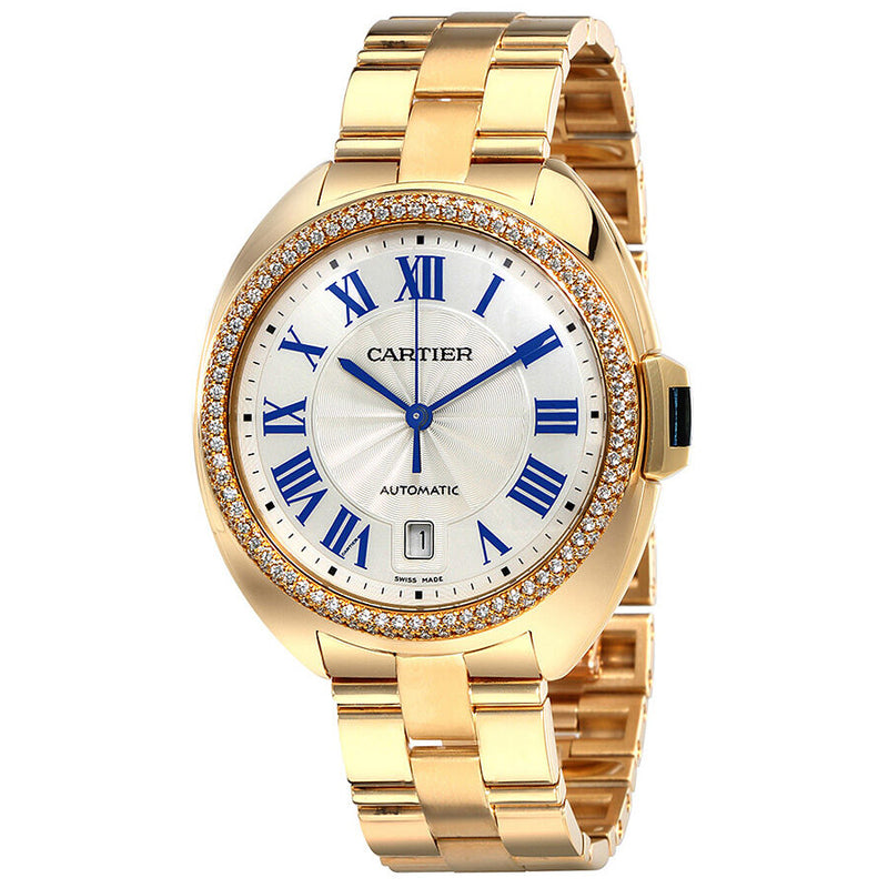 Cartier Cle Flinque Sunray Effect Dial 40mm Watch #WJCL0010 - Watches of America