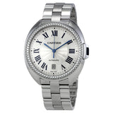 Cartier Cle Flinque Sunray Effect Dial Ladies Watch #WJCL0008 - Watches of America