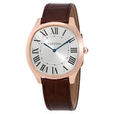 Cartier Drive de Cartier 18kt Rose Gold Extra-Flat Men's Hand Wound Watch #WGNM0006 - Watches of America