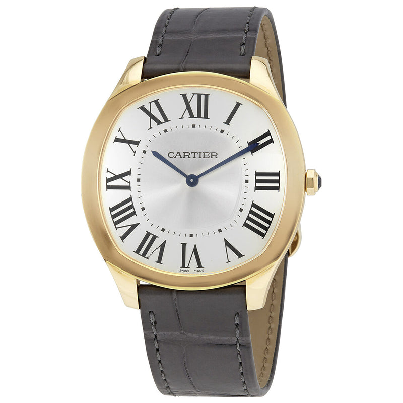 Cartier Drive Extra-Flat Hand Wind 18kt Yellow Gold Men's Watch #WGNM0011 - Watches of America