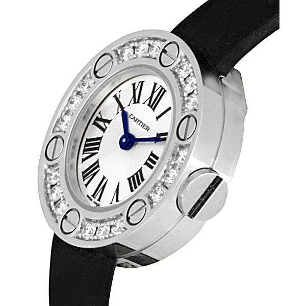 Cartier Love 18k White Gold Diamond Ladies Watch #WE800331 - Watches of America #2