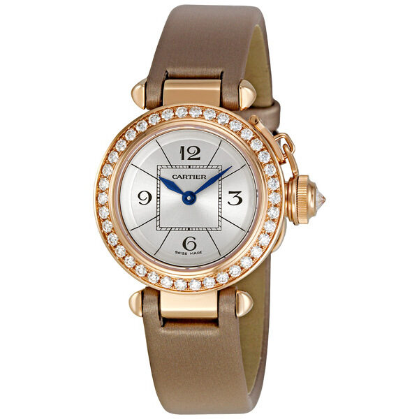 Cartier Miss Pasha 18kt Rose Gold Diamond Watch #WJ124026 - Watches of America