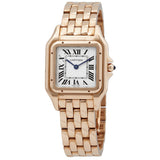 Cartier Panthere de Cartier Silver Dial 18kt Pink Gold Ladies Watch #WGPN0007 - Watches of America