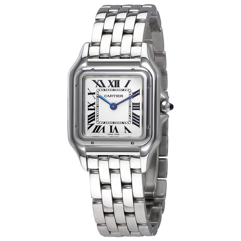Absay cansado Clínica Cartier Panthere de Cartier Reloj de mujer con esfera plateada WSPN0007 –  Watches of America