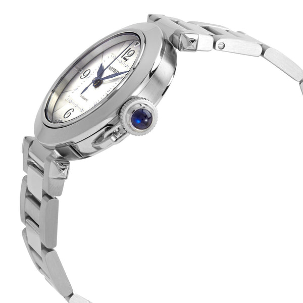 Cartier Pasha Automatic Silver Dial Ladies Watch #WSPA0013 - Watches of America #2