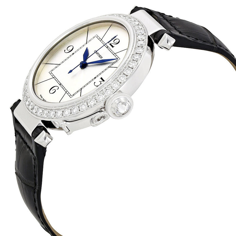 Cartier Pasha Diamond 18kt White Gold Men's Watch #WJ120251 - Watches of America #2