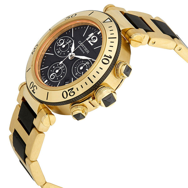 Cartier Pasha Seatimer Black Chronograph Dial Automatic Men's Watch #W301970M - Watches of America #2