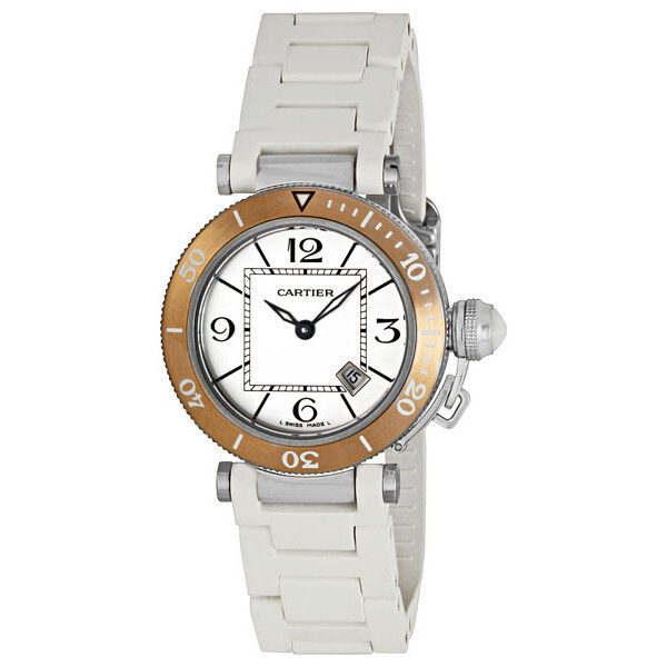 Cartier Pasha Seatimer Ladies Watch #W3140001 - Watches of America