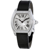 Cartier Roadster 18kt White Gold Diamond Ladies Watch #WE500260 - Watches of America