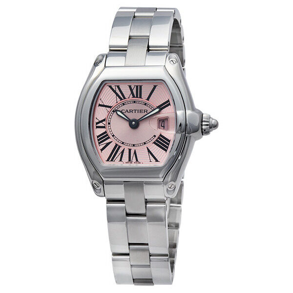 Cartier Roadster Pink Ladies Watch #W62017V3 - Watches of America