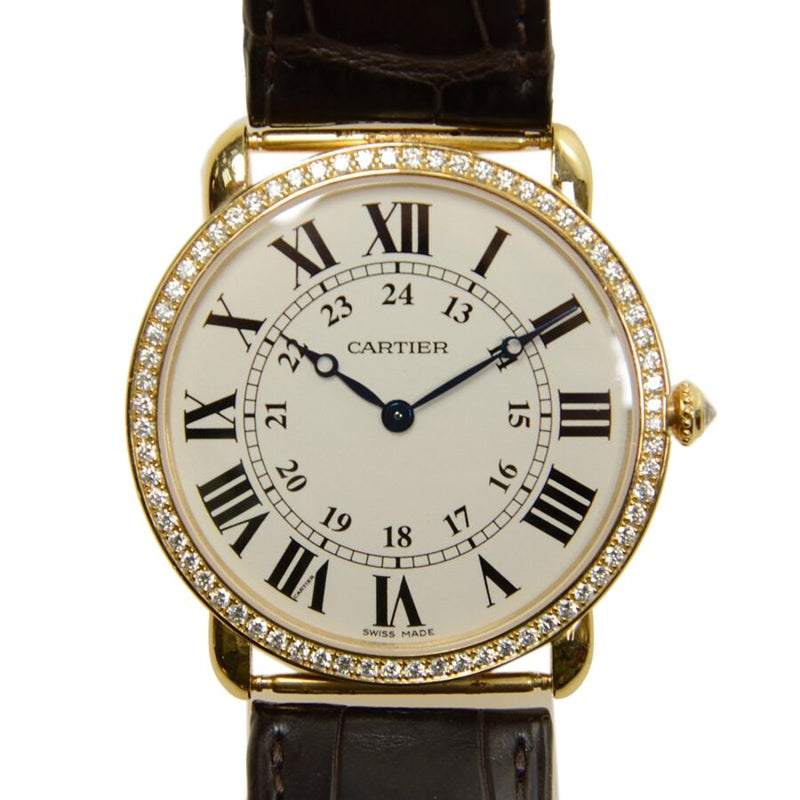 Cartier Ronde Louis Hand Wind Diamond Ladies Watch #WR000451 - Watches of America #2