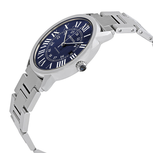 Cartier Ronde Solo Automatic Blue Dial Men's Watch #WSRN0023 - Watches of America #2
