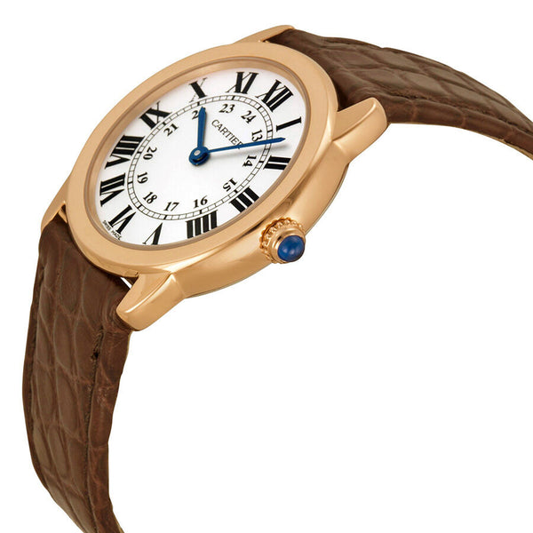 Cartier Ronde Solo De Cartier 18kt Pink Gold Silver Dial Ladies Watch #W6701007 - Watches of America #2