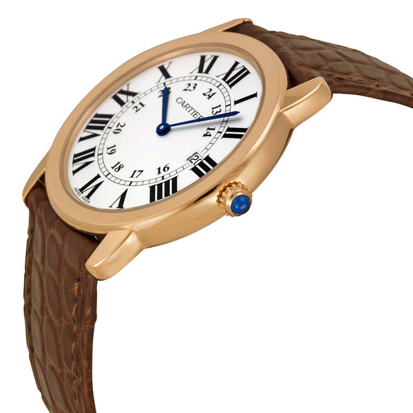 Cartier Ronde Solo De Cartier 18kt Rose Gold Silver Dial 36 mm Watch #W6701008 - Watches of America #2