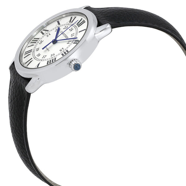 Cartier Ronde Solo Automatic Silver Opaline Dial Ladies Watch #WSRN0021 - Watches of America #2