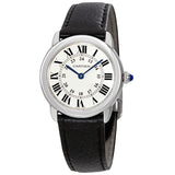 Cartier Ronde Solo Silvered Light Opaline Dial Ladies Watch #WSRN0019 - Watches of America