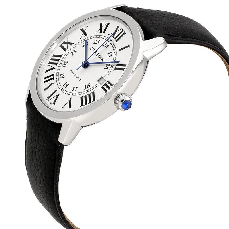 Cartier Ronde Solo Automatic Silvered Opaline Dial Men's Watch #WSRN0022 - Watches of America #2