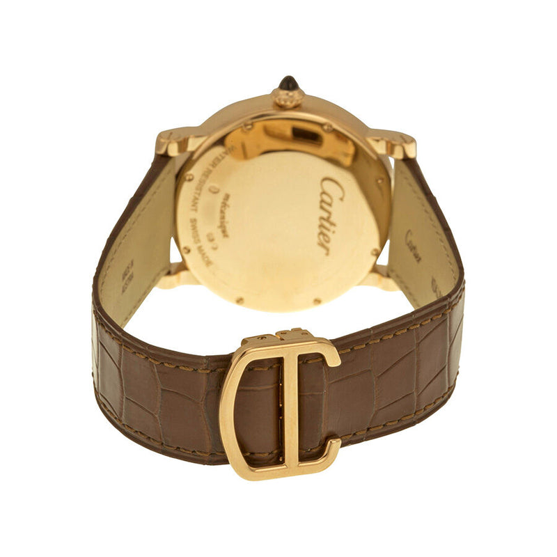 Cartier Rotonde de Cartier Silver Dial 18kt Rose Gold Men's Watch #W1556252 - Watches of America #3