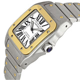Cartier Santos 100 Extra Large 18kt Yellow Gold and Steel Men's Watch #W200728G - Watches of America #2