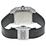 Cartier Santos 100 Stainless Steel Medium Watch #W20106X8 - Watches of America #3