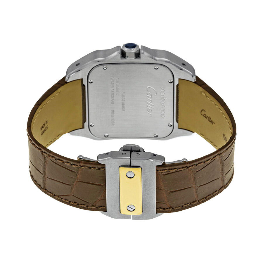 Cartier Santos Reloj automático para hombre de oro amarillo de 18